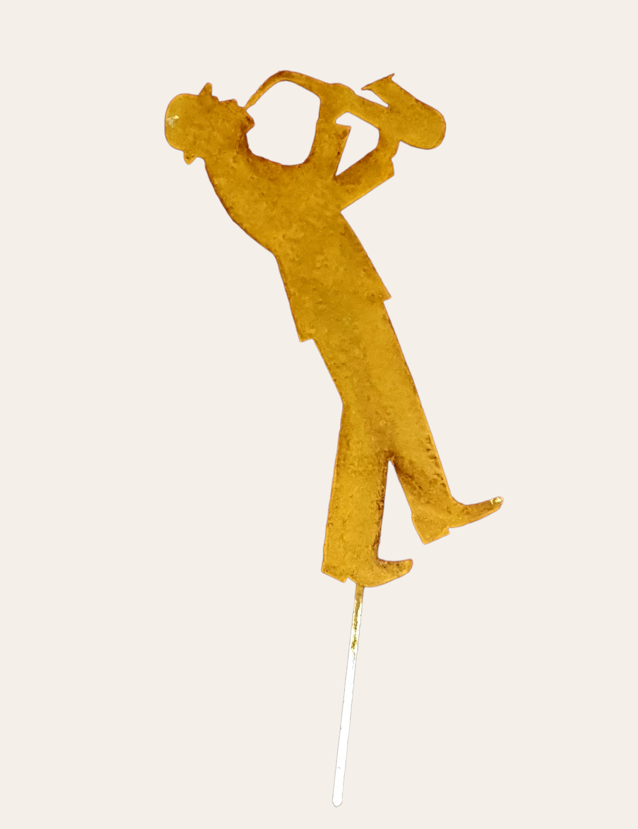 Gartenstecker Vintage SAX MEN