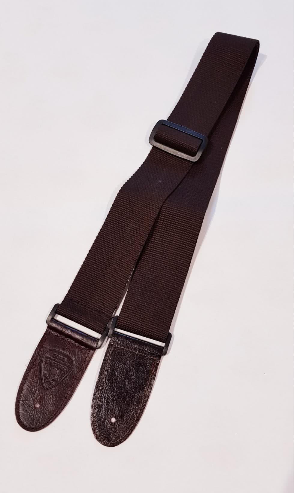 Gitarrengurt Braun individuell verstellbar