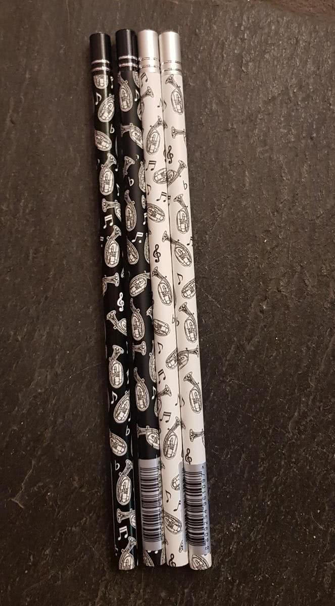 Bleistift Tenorhorn black and white