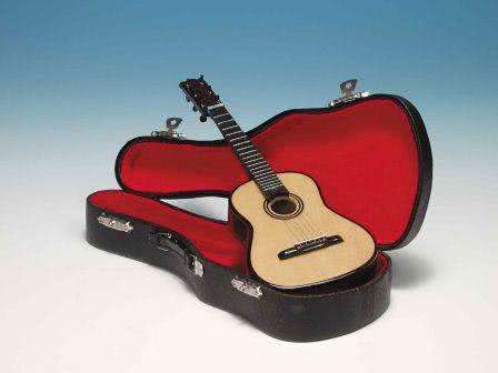 Holzpsieluhr Gitarre
