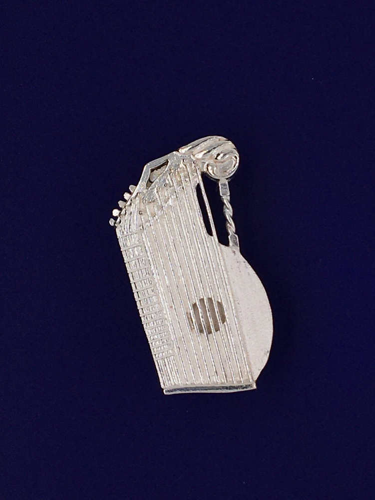 Brosche kleine Zither