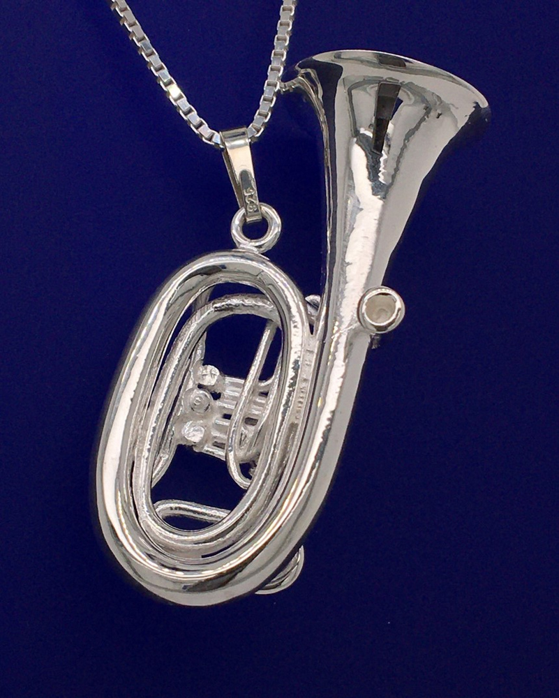 Bass-Tuba 3 Ventile als Anhänger