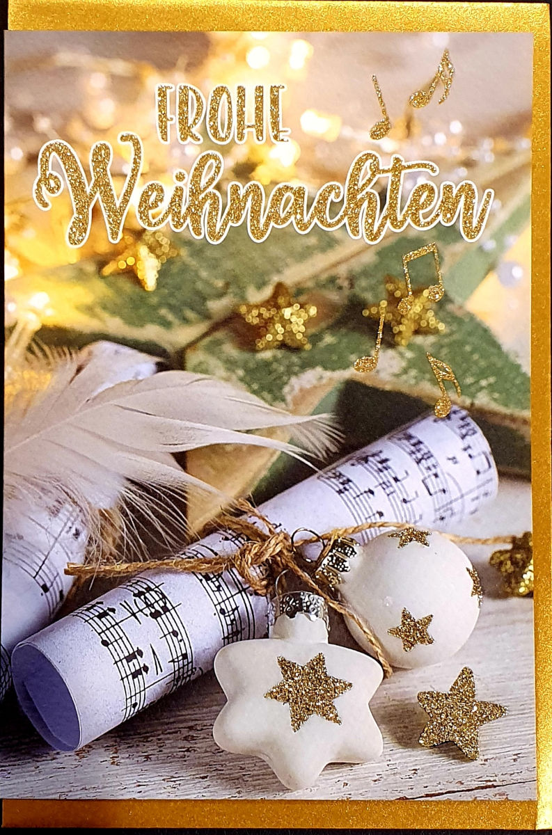 Klappkarte Frohe Weihnachten
