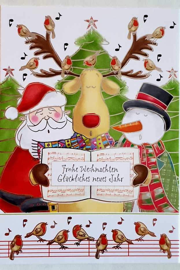 Postkarte Frohe Weihnachten