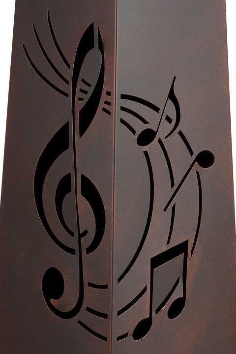 Metallschalenständer Music