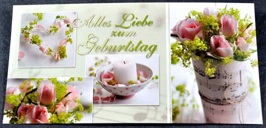 XXL Karte Alles Liebe zum Geburtstag