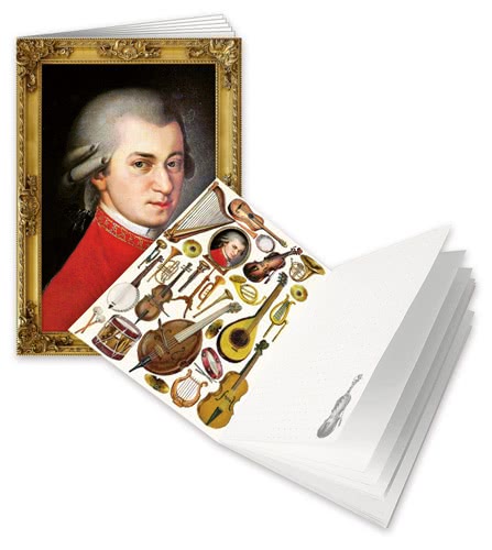 Notizheft W.A. Mozart