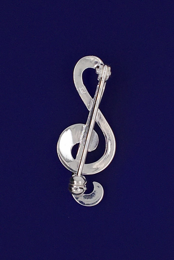 Brosche Violinschlüssel