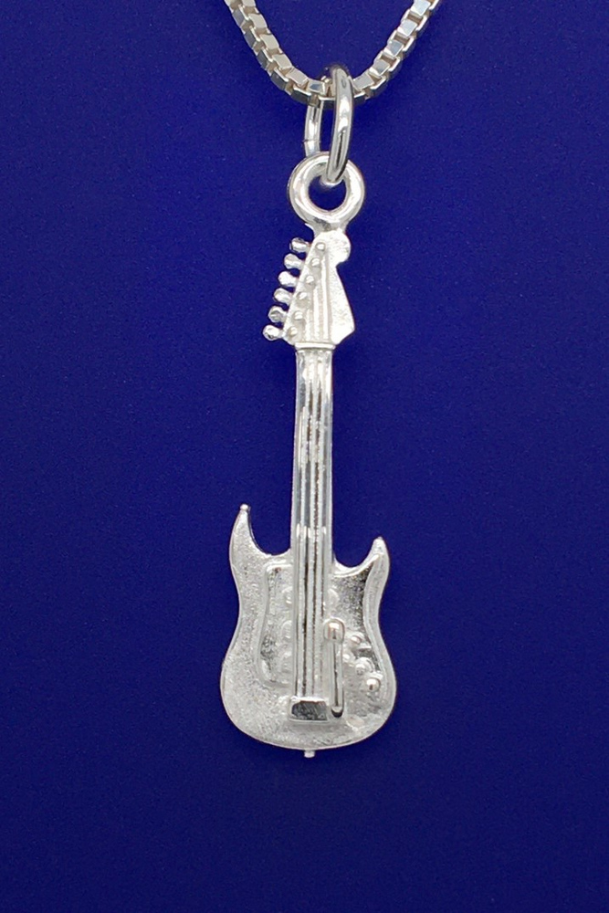 kleine Elektro-Gitarre als Anhänger