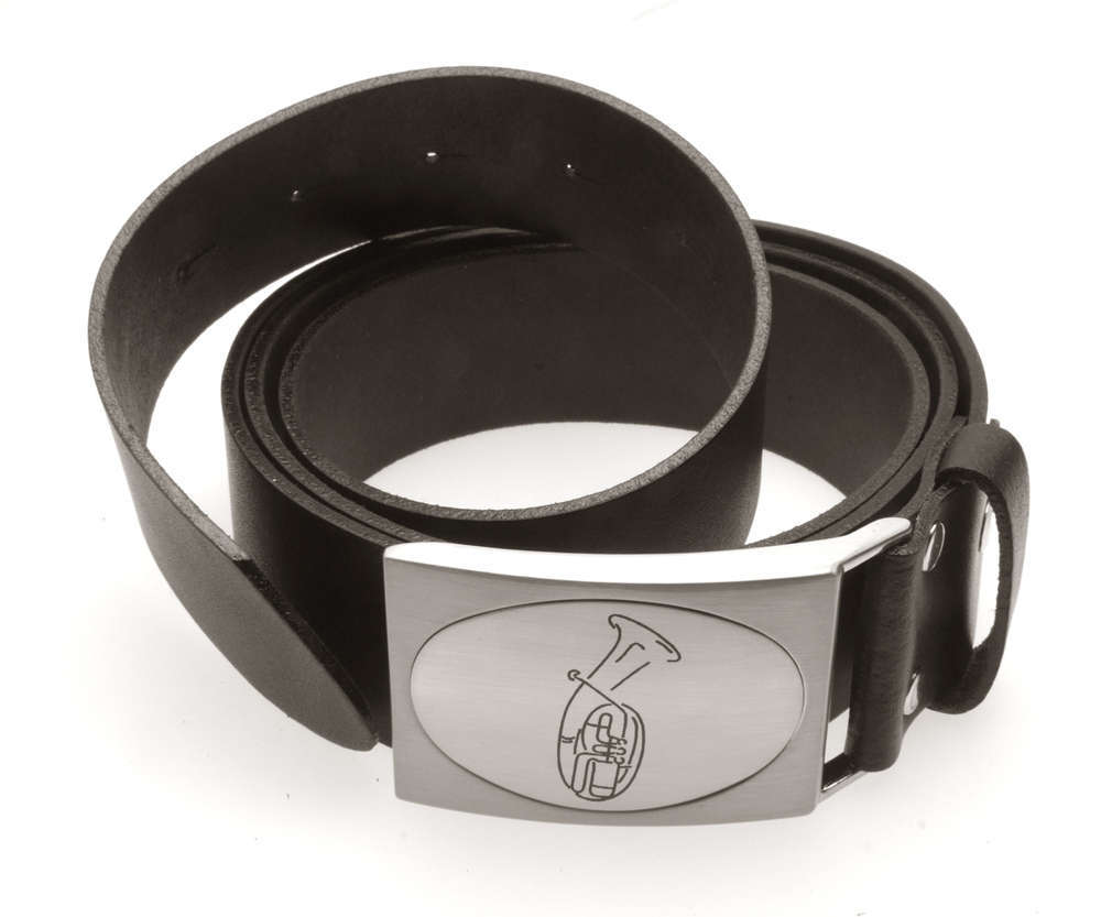 Ledergürtel mit Gürtelschnalle Tenorhorn