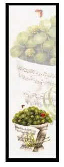Lesezeichen Notenblatt mit Glücksklee