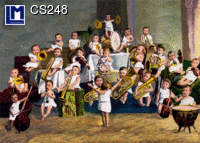 Postkarte Kinderorchester (3D)