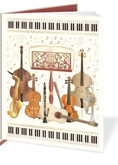 Notizbuch Musical Instruments (A6)