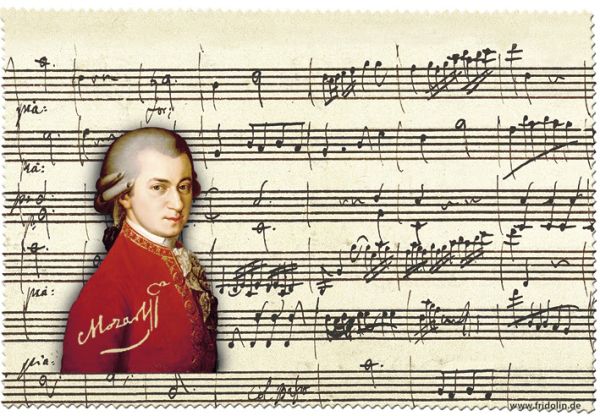 Brillenputztuch Mozart