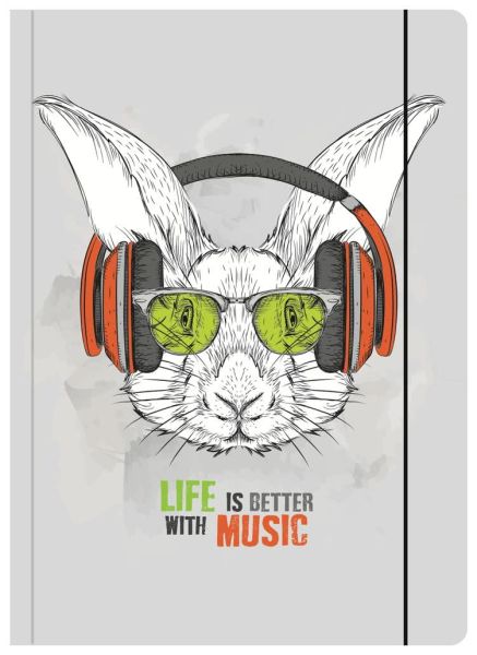 Sammelmappe Music Rabbit