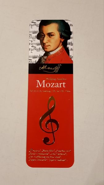 Lesezeichen - Bookmark Mozart