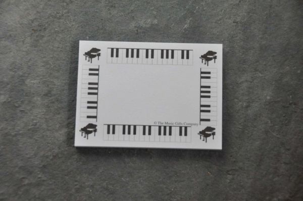 Notizzettel selbstklebend Piano