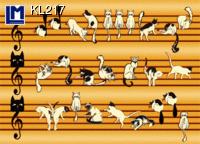 Animationspostkarte Dancing Cats