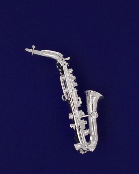 Alt-Saxofon als Brosche